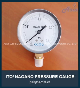Áp kế đo áp suất gas ITO 0.4 MPa