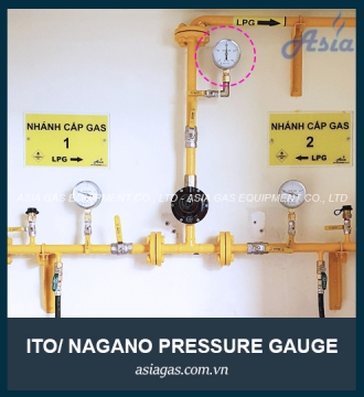 Áp kế đo áp suất gas ITO 0.4 MPa