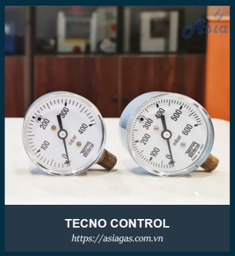 Đồng hồ đo áp suất gas Tecno Control (Geca)