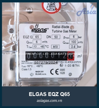 Đồng hồ lưu lượng gas EQZ Q65 Elgas