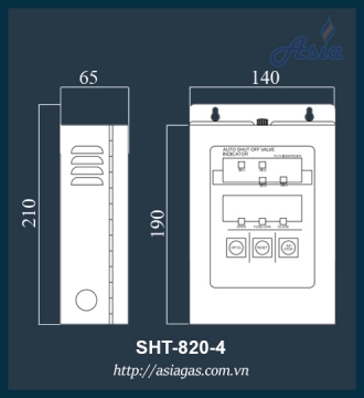 Bộ điều khiển trung tâm SHT-820-4