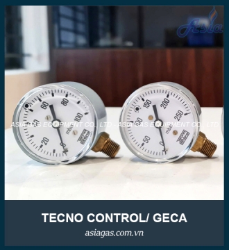 Đồng hồ đo áp suất gas Tecno Control (Geca)