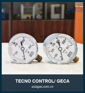 Đồng hồ đo áp suất gas Tecno Control (Geca)