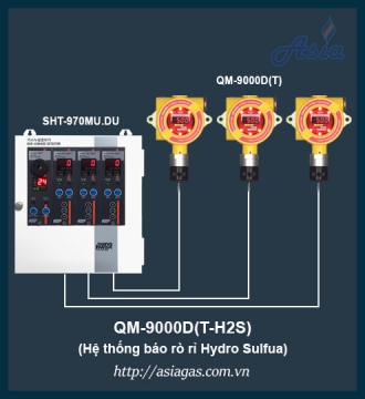 Đầu dò khí Hydro Sulfua hiển thị nồng độ QM-9000D(T-H2S)