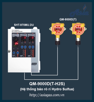 Đầu dò khí Hydro Sulfua hiển thị nồng độ QM-9000D(T-H2S)