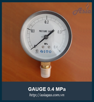 Áp kế đo áp suất gas ITO 0.4 MPa