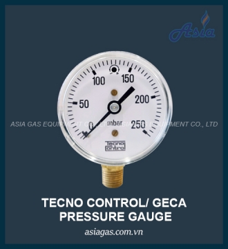 Đồng hồ đo áp suất gas Tecno Control (Geca)